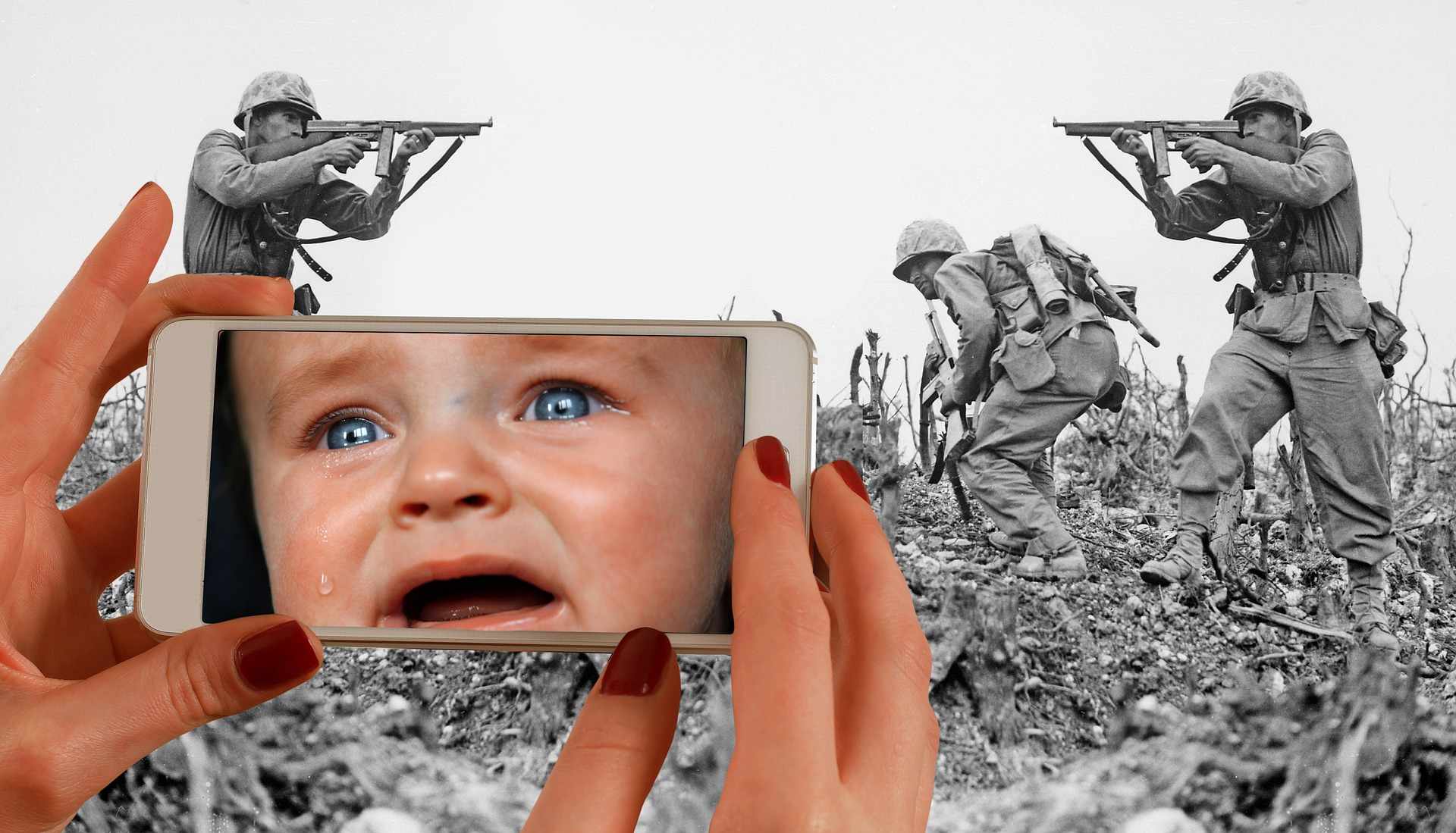 Krieg Kinder Zukunft Pixabay
