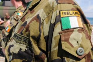 Irish Soldier with Arm Patch