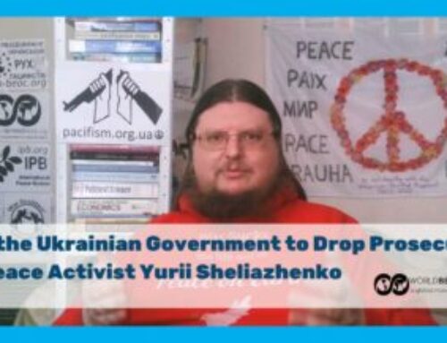 Solidarity with Ukrainian pacifist