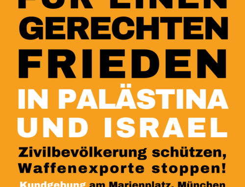 Rally: For a Just Peace in Palestine and Israel on January 11, 2025 in Munich