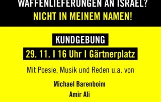 Keine Waffenlieferungen an Israel